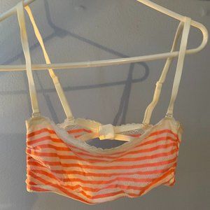 BRAND NEW GapBody Orange Dream Lace Convertible Bralette Size L